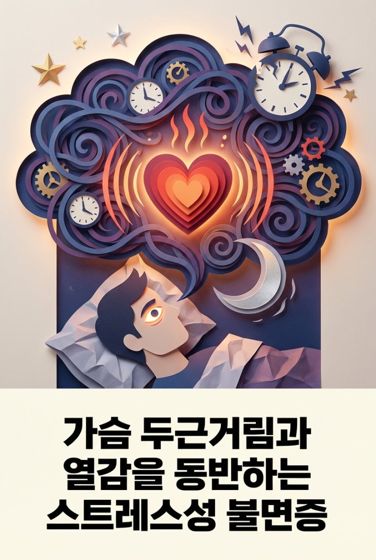 가슴 두근거림과 열감을 동반하는 스트레스성 불면증