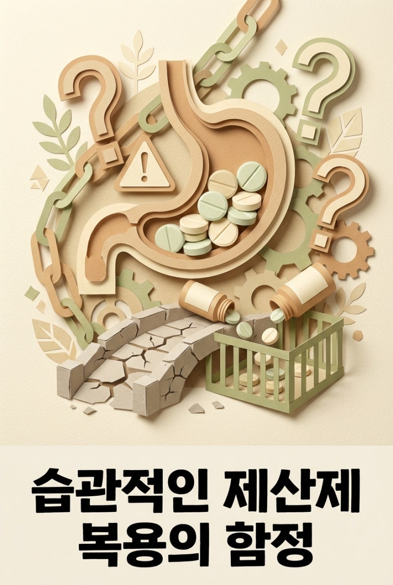 짜먹는 위장약 매일 먹으면 생기는 일 : 습관적 제산제의 함정