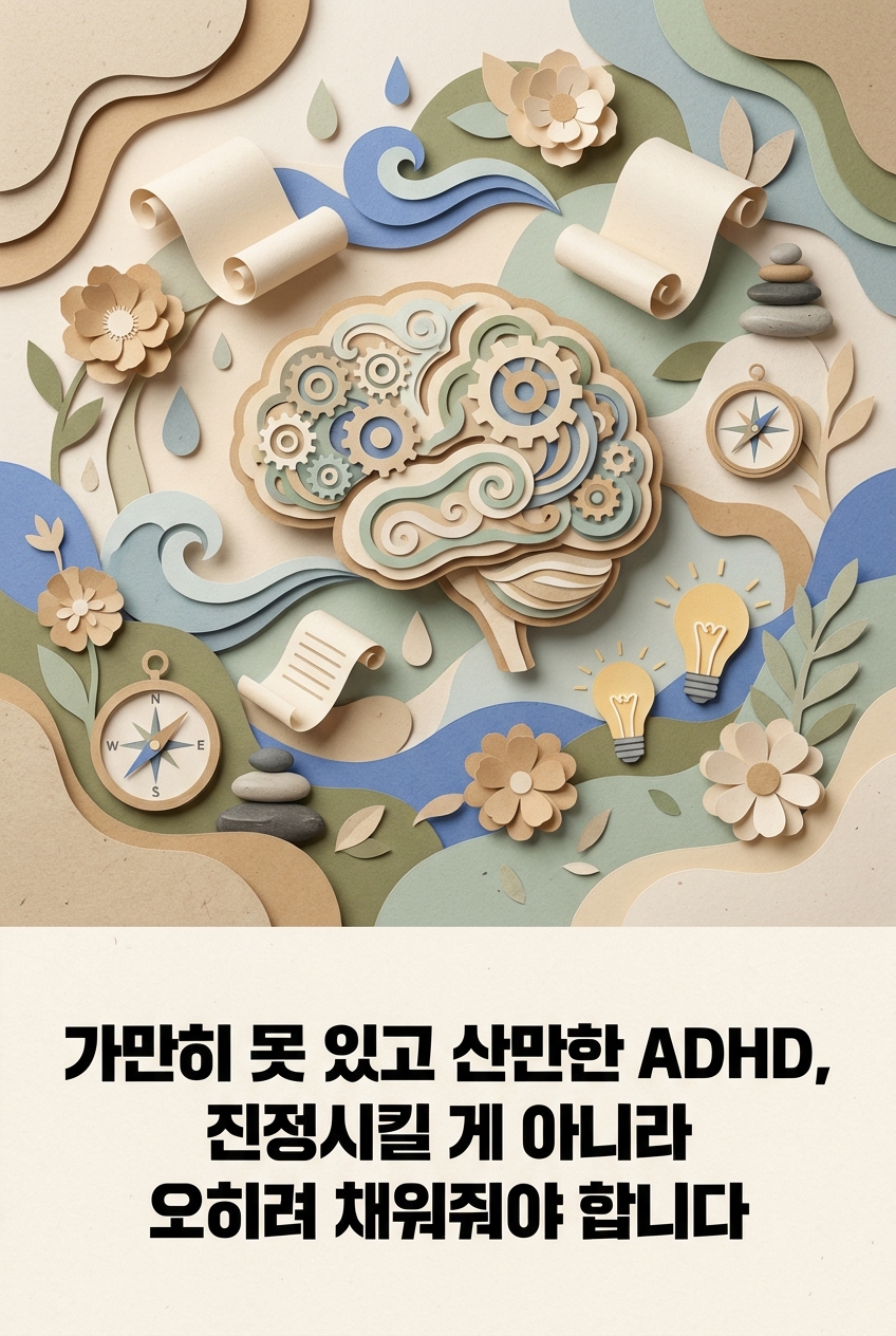 靜不下來、注意力散散的ADHD，不是要鎮靜，反而要補足才對